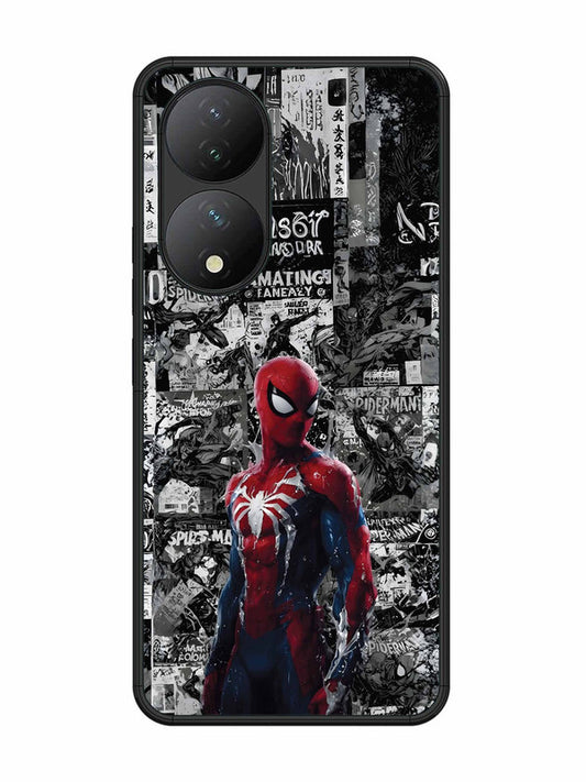 Vivo Y100 5G Spiderman Highlighted on News Paper
