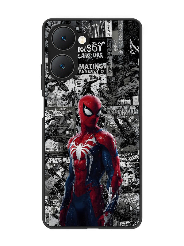 Vivo Y18 5G Spiderman Highlighted on News Paper