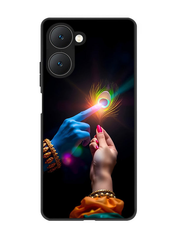 Vivo Y18 5G Radha Krishna touching feather