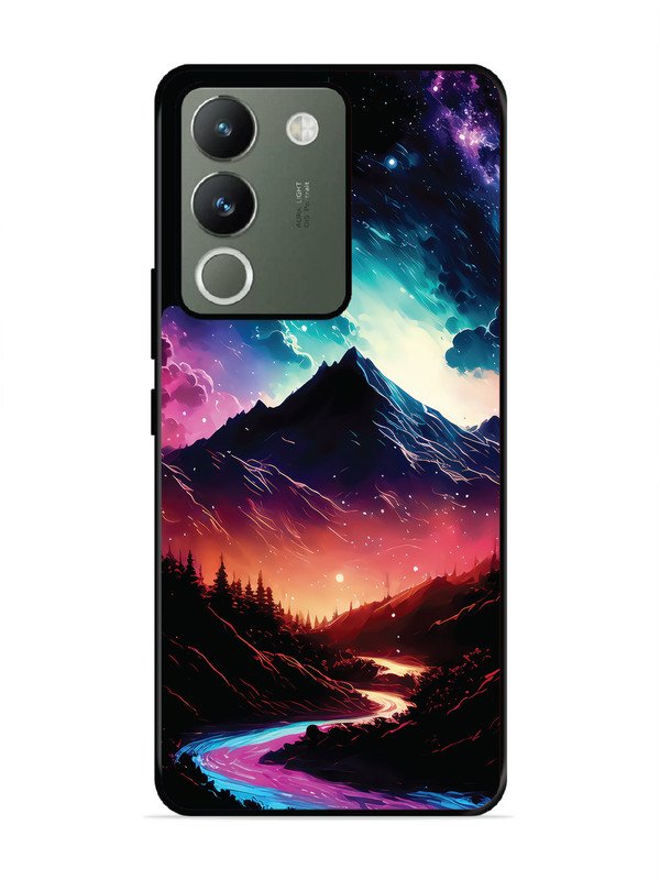 vivo y200 5g mountain-valley-Colorful-cloud-at-night