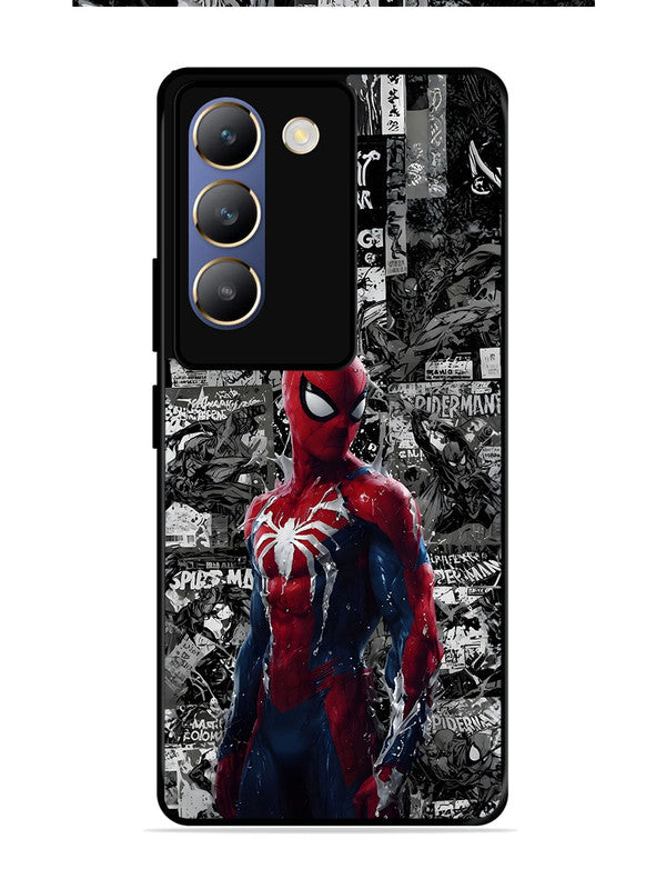 Vivo Y200E 5G Spiderman Highlighted on News Paper