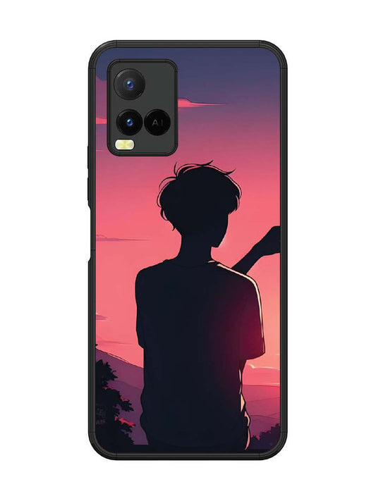 Vivo Y21 Love Heart with Hand Boy