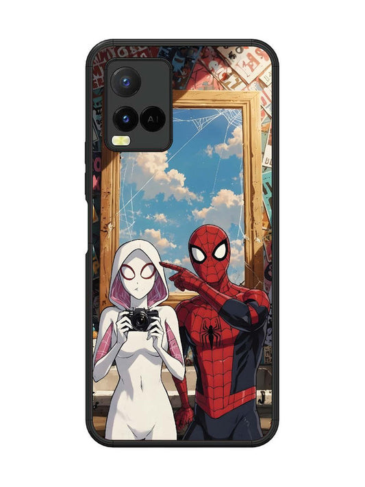 Vivo Y21 Spiderman and Spiderwoman