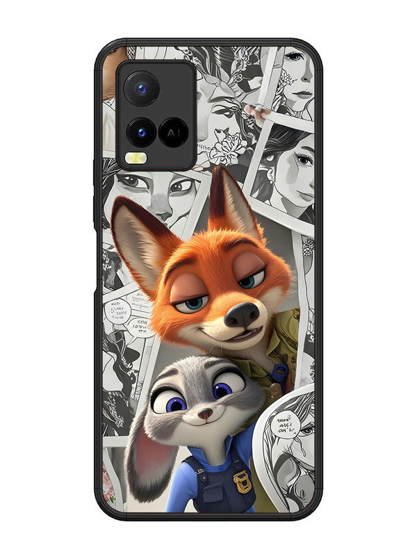 Vivo Y21 Cute Nick wilde and judy hopps