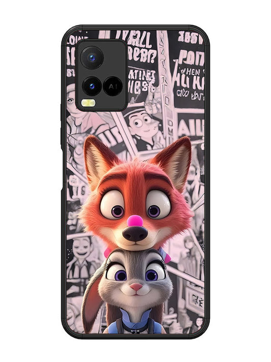 Vivo Y21 Cute Nick wilde and judy hopps 2
