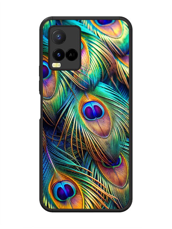 vivo y21 peacock feather