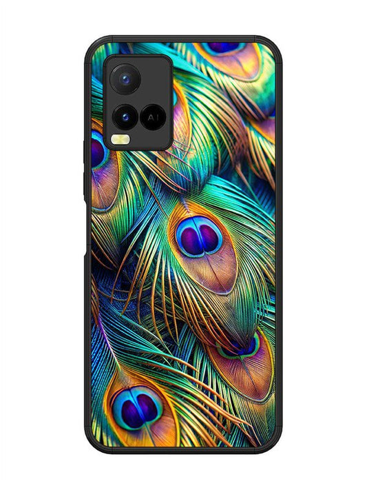vivo y21 peacock feather