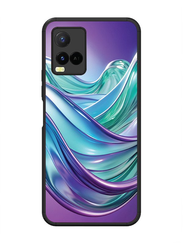 vivo y21 Mystic Purple Wave
