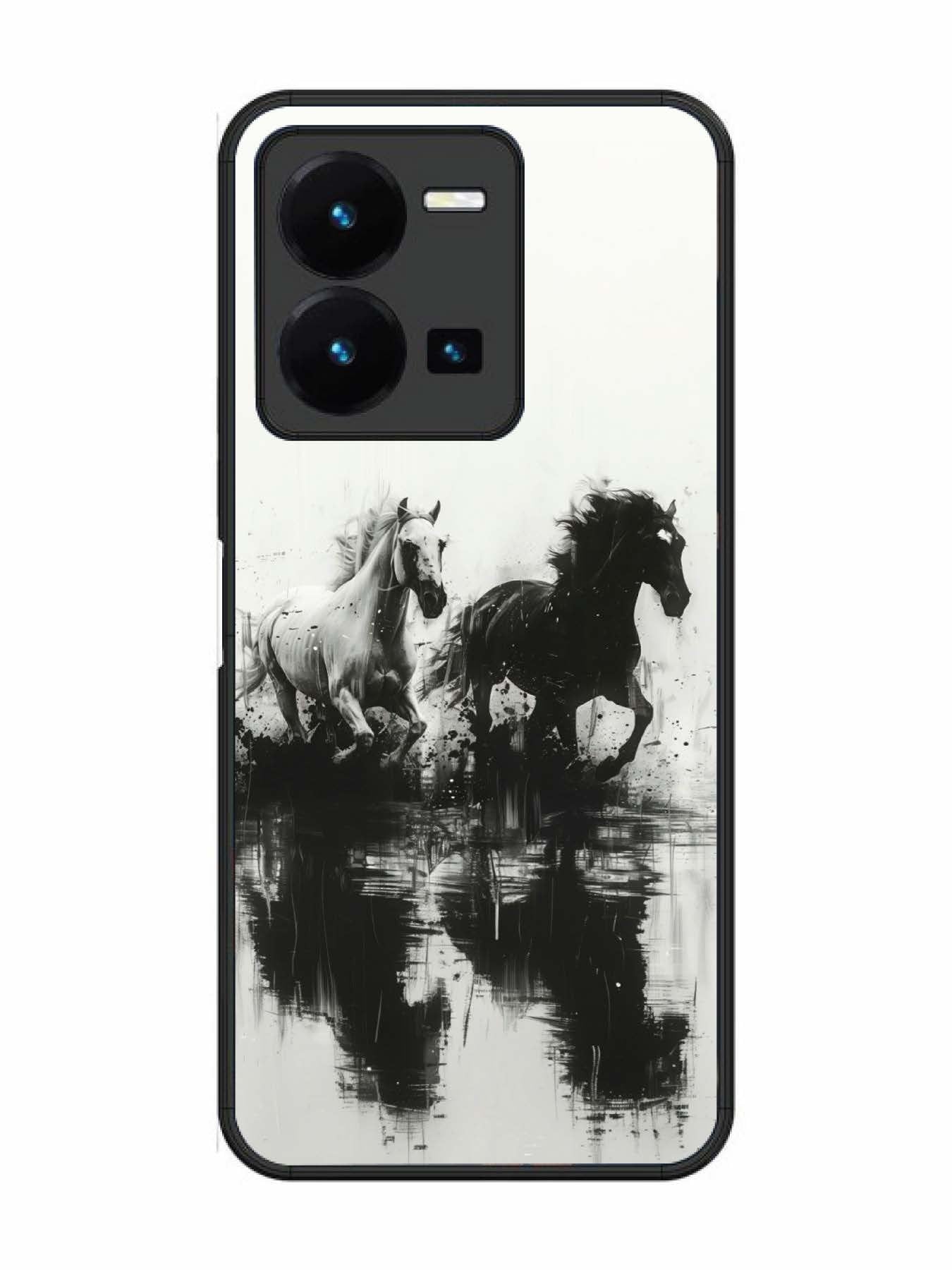 Vivo Y27 Black & White Horse
