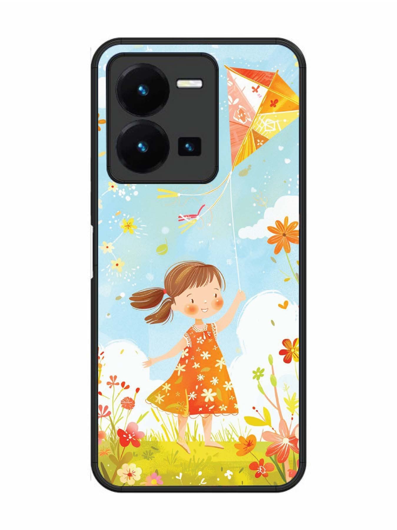 Vivo Y27 Little Girl Kite Flying