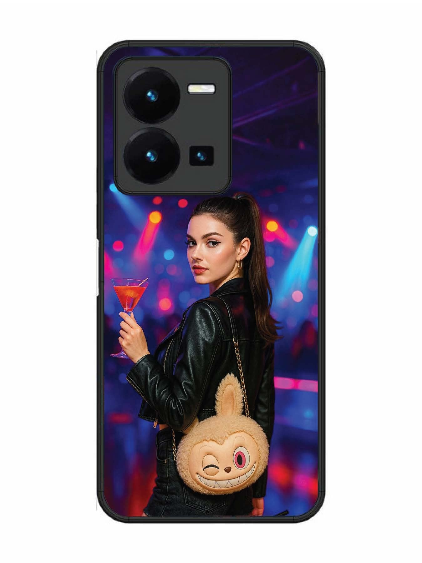 Vivo Y27 Girl with Labubu Purs