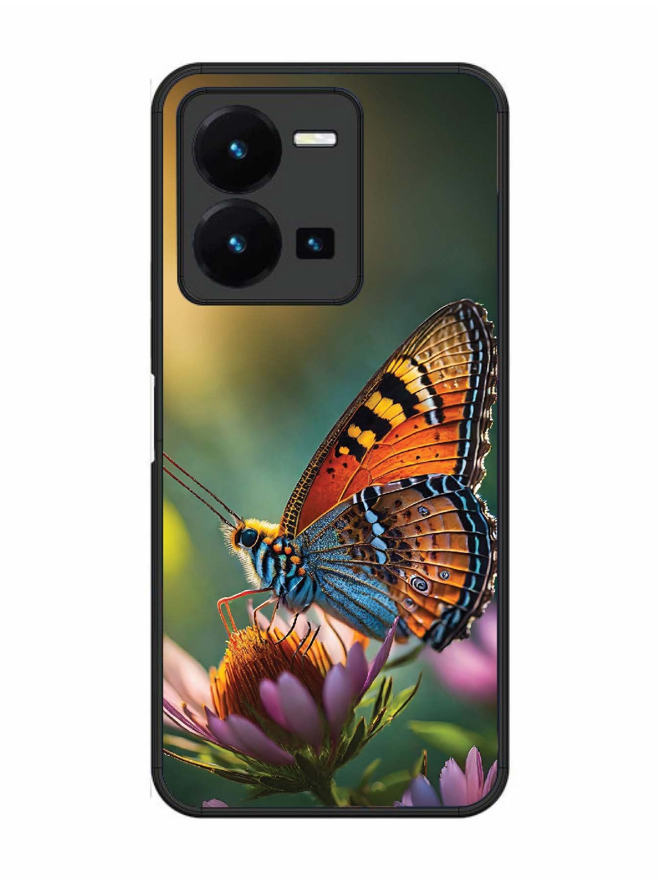 Vivo Y27 Golden Hour Monarch Butterfly