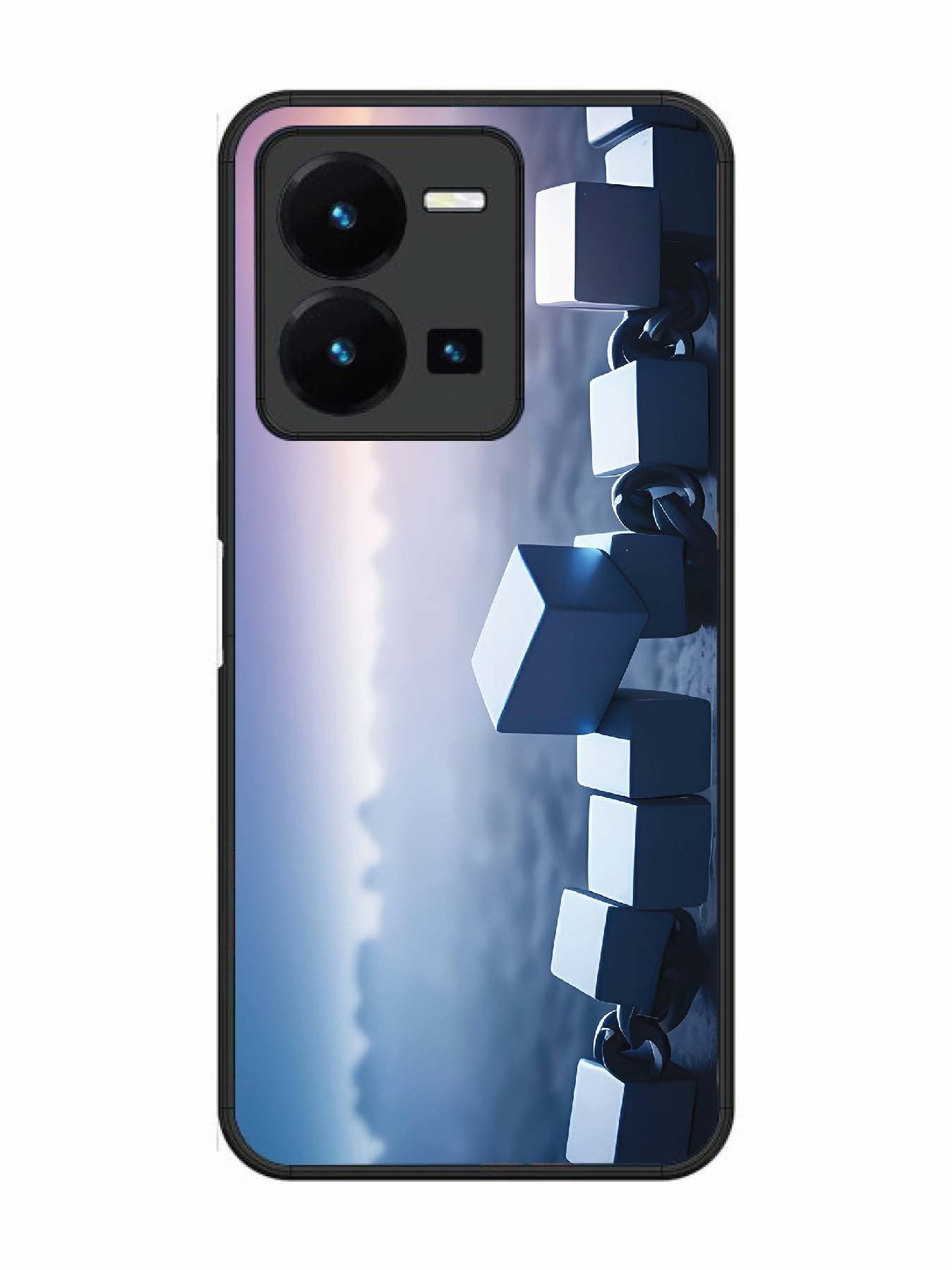 Vivo Y27 Minimalist Blockchain Cube Chain