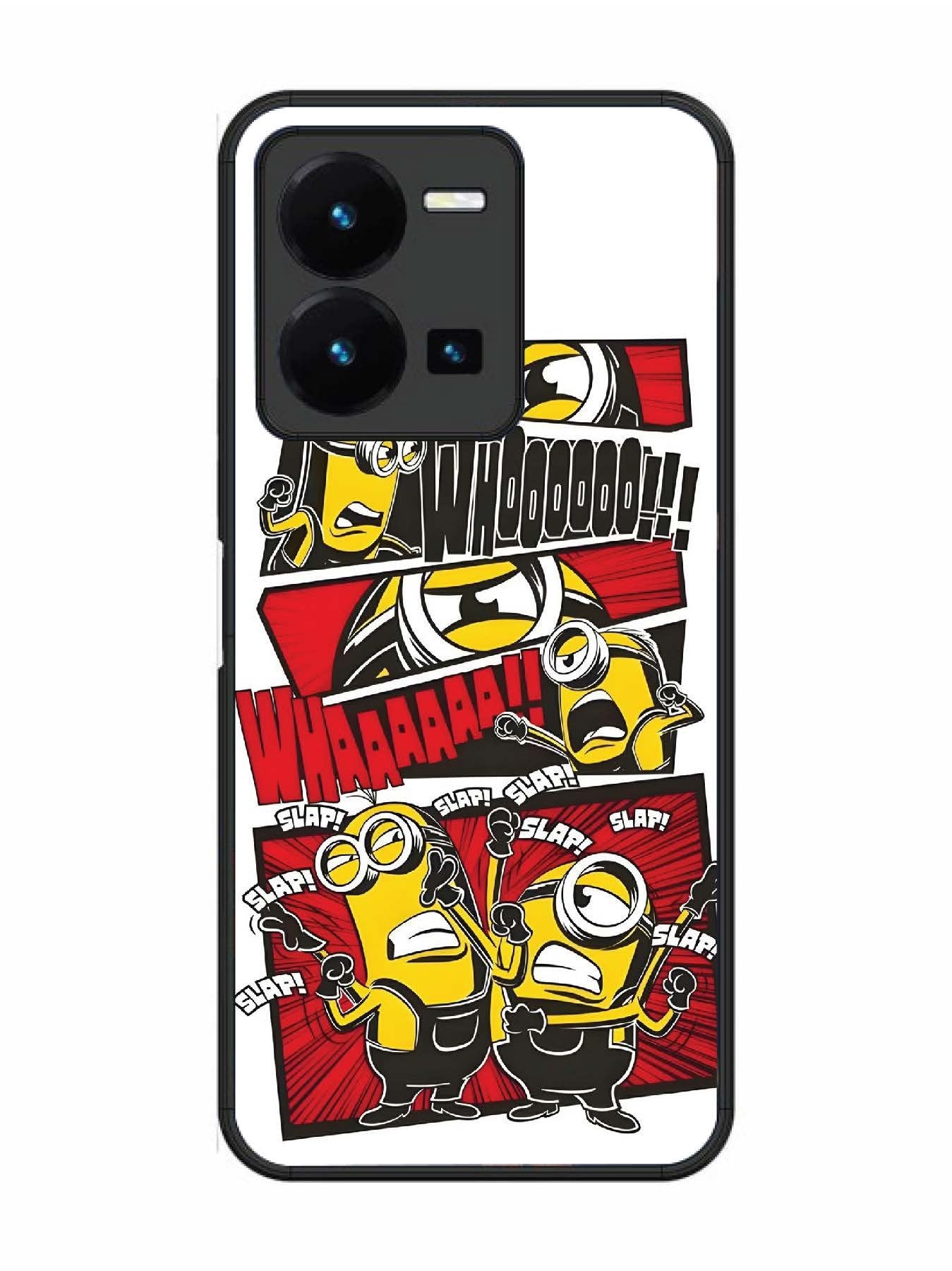 Vivo Y27 Minions Comic Panel Action