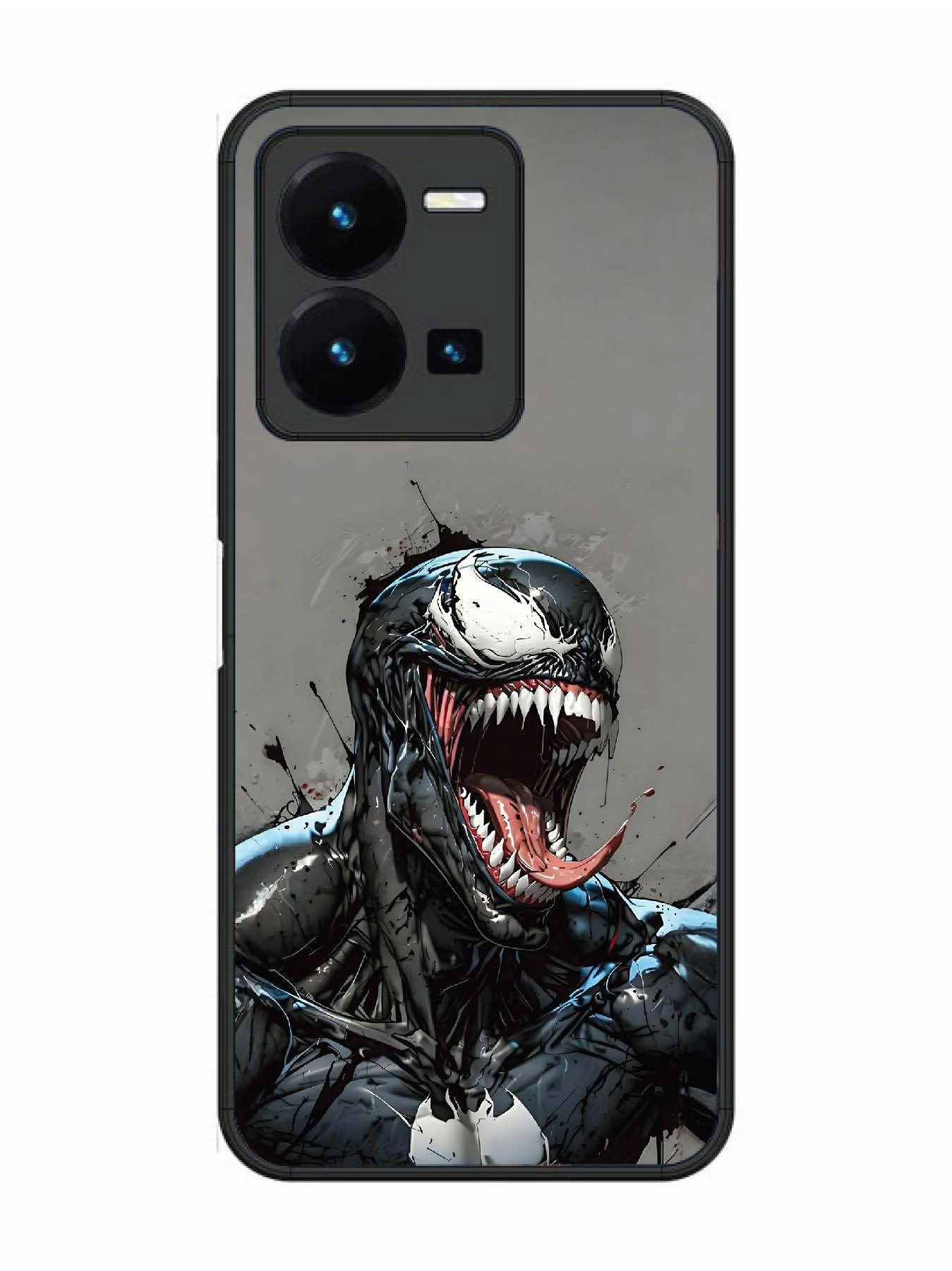 Vivo Y27 Venom Symbiote Grin Art