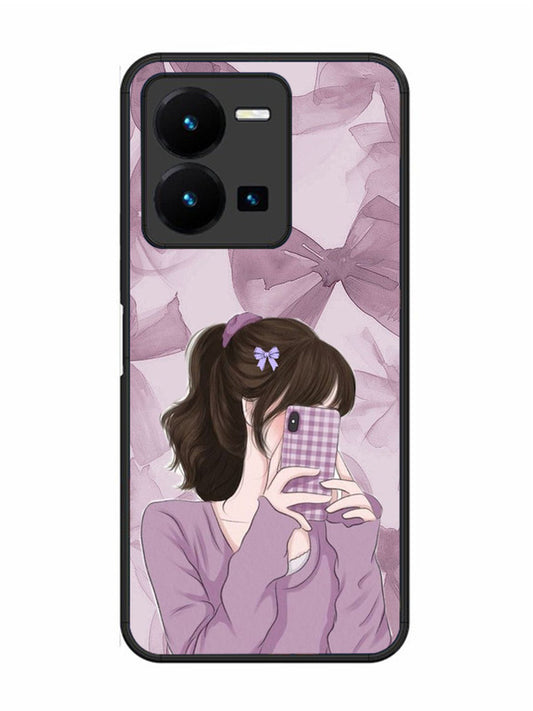 Vivo Y27 Pinky Girl taking selfie