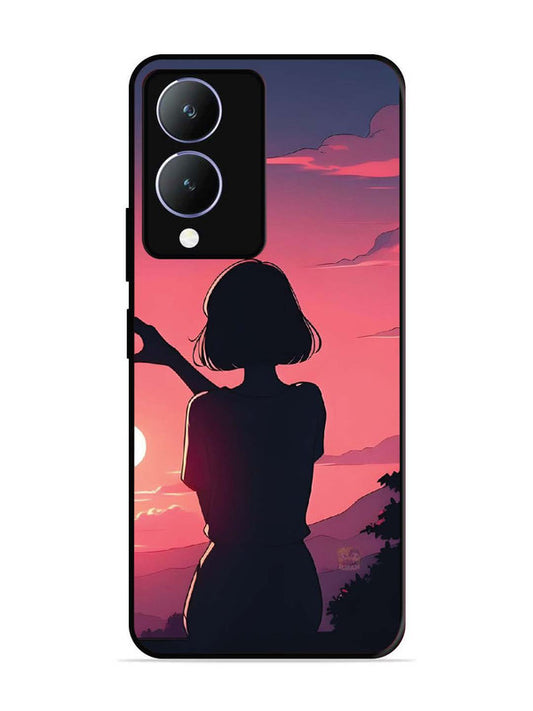 Vivo Y28 5G Love Heart with Hand Girl
