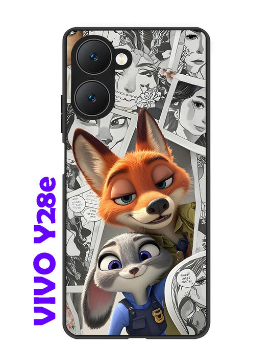 Vivo Y28e 5G Cute Nick wilde and judy hopps