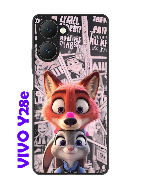 Vivo Y28e 5G Cute Nick wilde and judy hopps 2