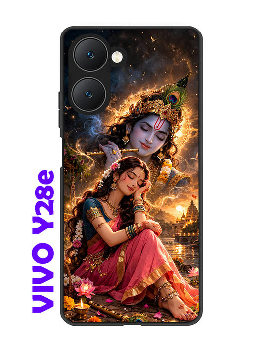 Vivo Y28e 5G Radha thinking of Krishna