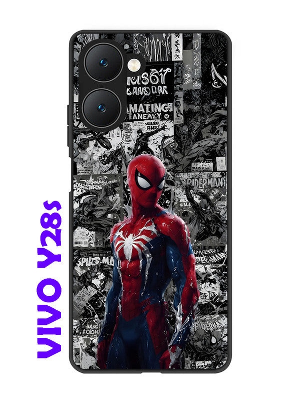 Vivo Y28s 5G Spiderman Highlighted on News Paper