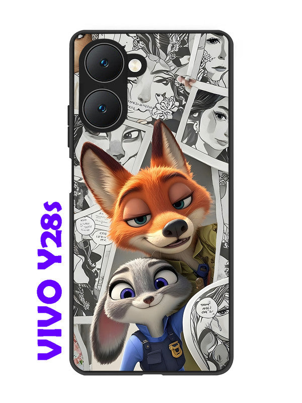 Vivo Y28s 5G Cute Nick wilde and judy hopps