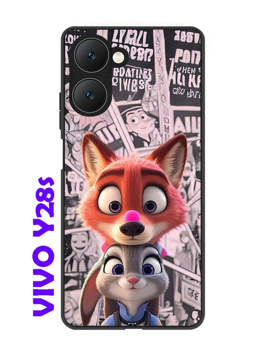 Vivo Y28s 5G Cute Nick wilde and judy hopps 2