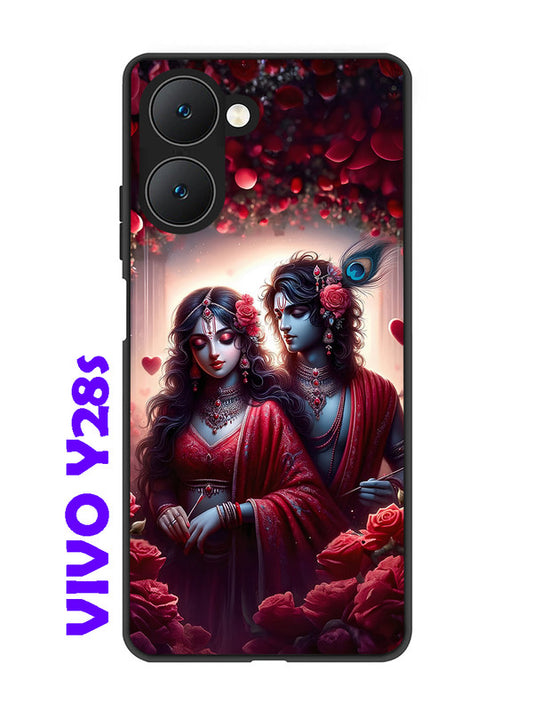 Vivo Y28s 5G Couples in Red theme like Radha Krishna