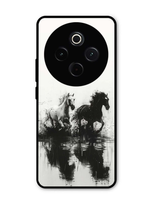 Vivo Y300 Pro 5G Black & White Horse