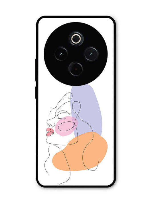 Vivo Y300 Pro 5G Line Art Girl Face