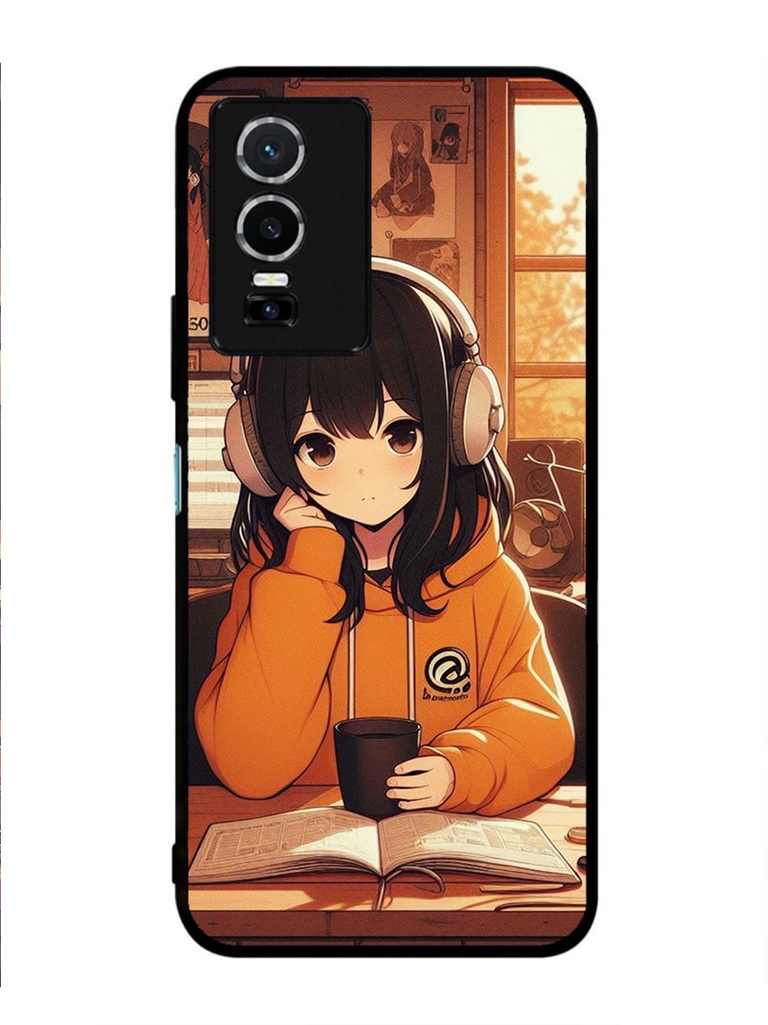 Vivo Y76 5G Cute Girl listening Music