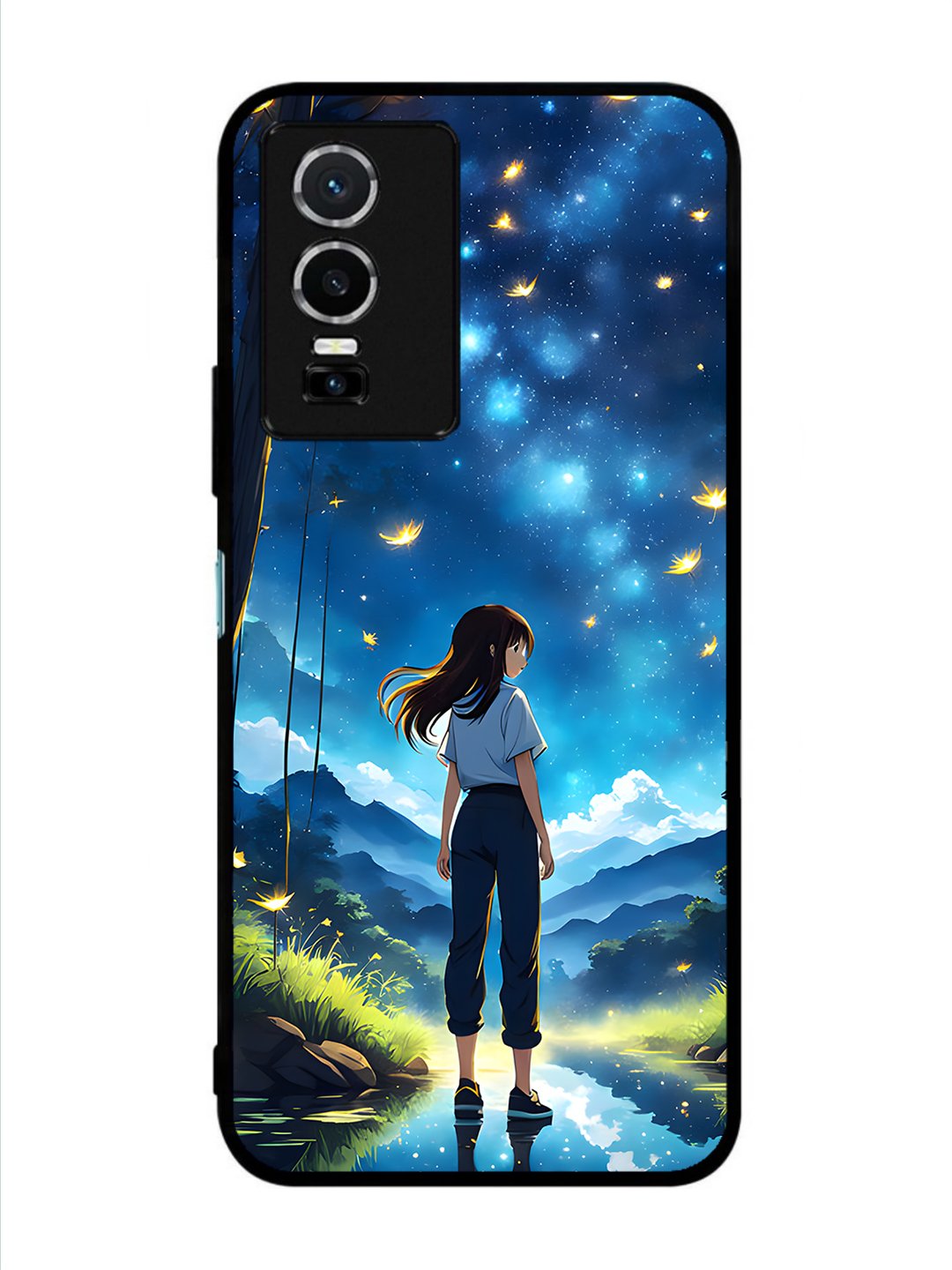 Vivo Y76 5G Girl In Beautiful Forest