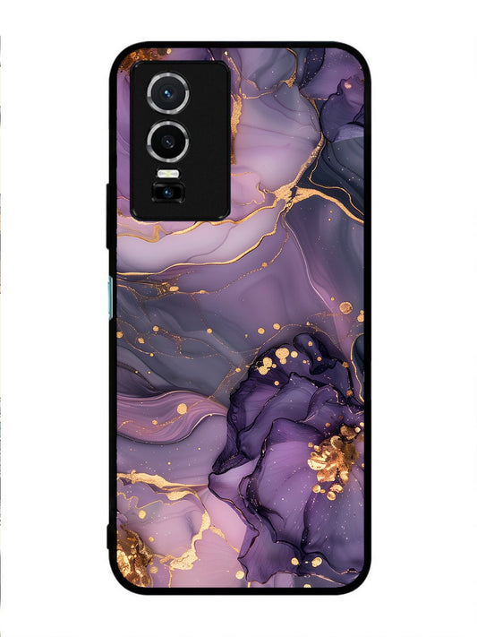 Vivo Y76 5G Royal Orchid Theme Marble