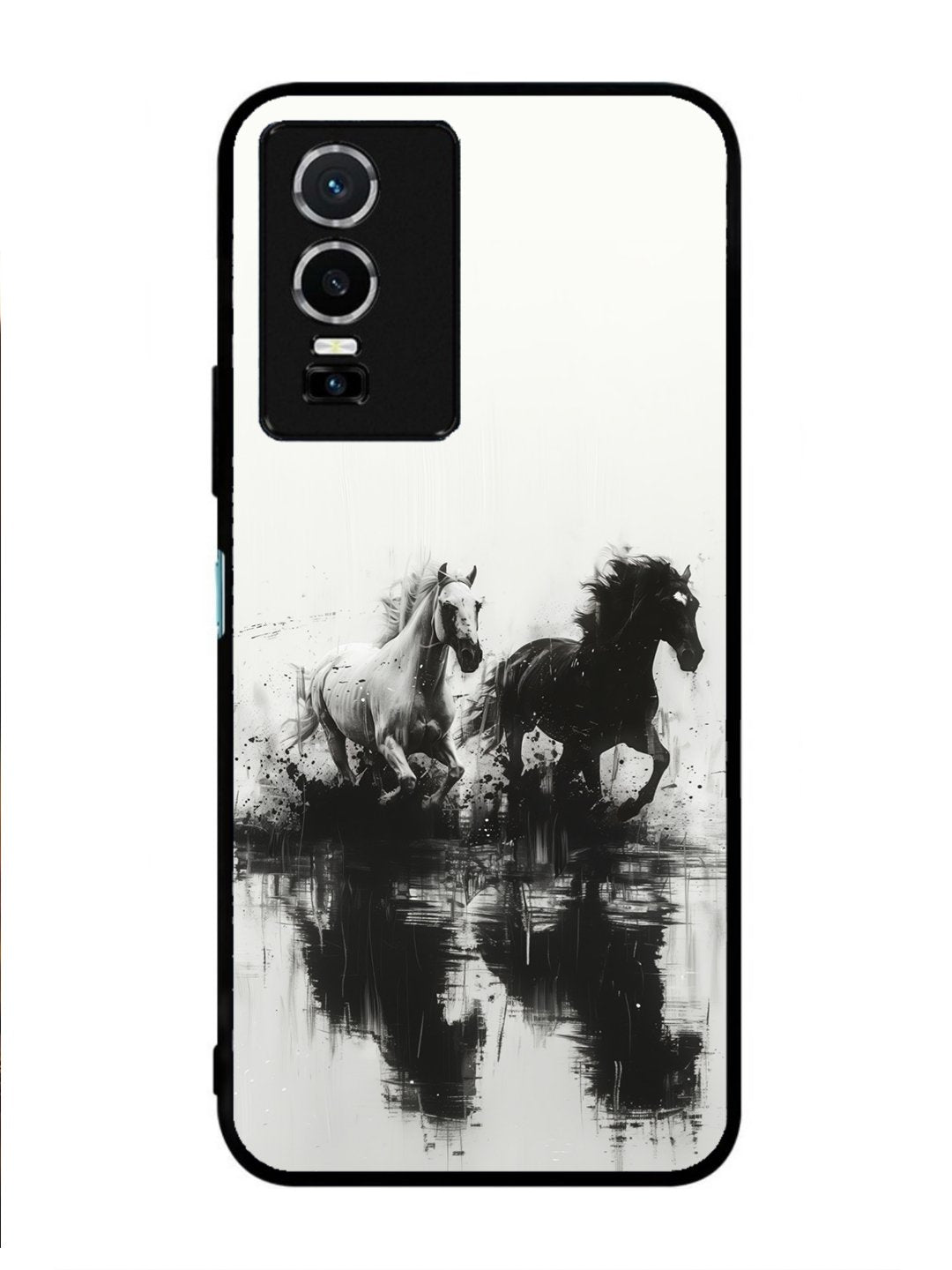 Vivo Y76 5G Black & White Horse