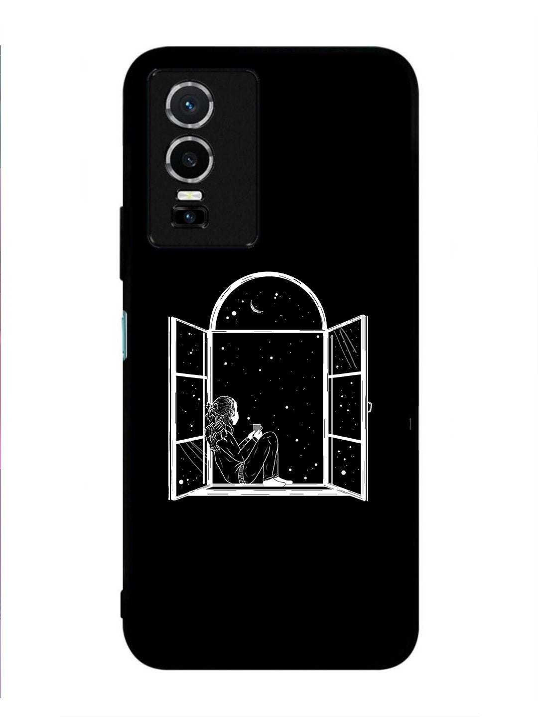 Vivo Y76 5G Little Girl on Window