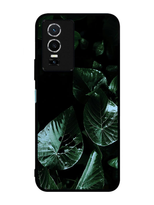 Vivo Y76 5G Leafs at night