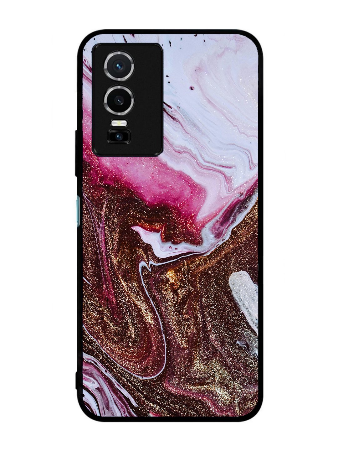 Vivo Y76 5G Elegant Rose & Gold Marble