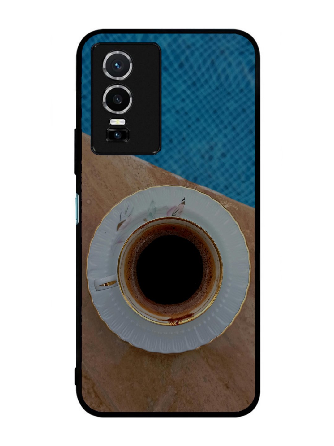 Vivo Y76 5G Black Tea Cup Saucer