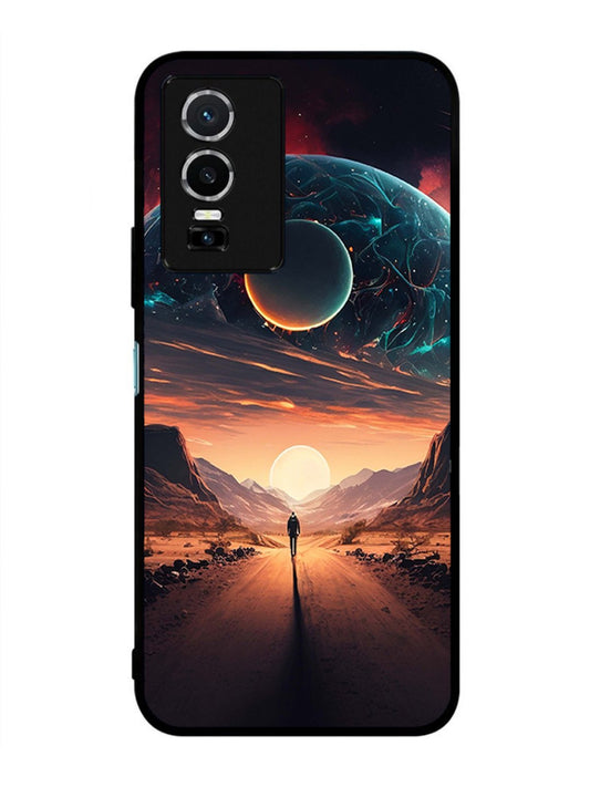 Vivo Y76 5G Sunset with space scene