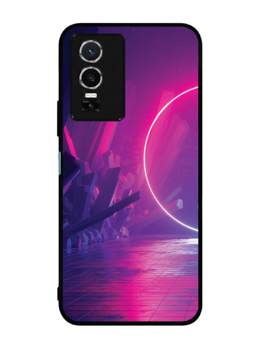 Vivo Y76 5G abstract with Neon Light