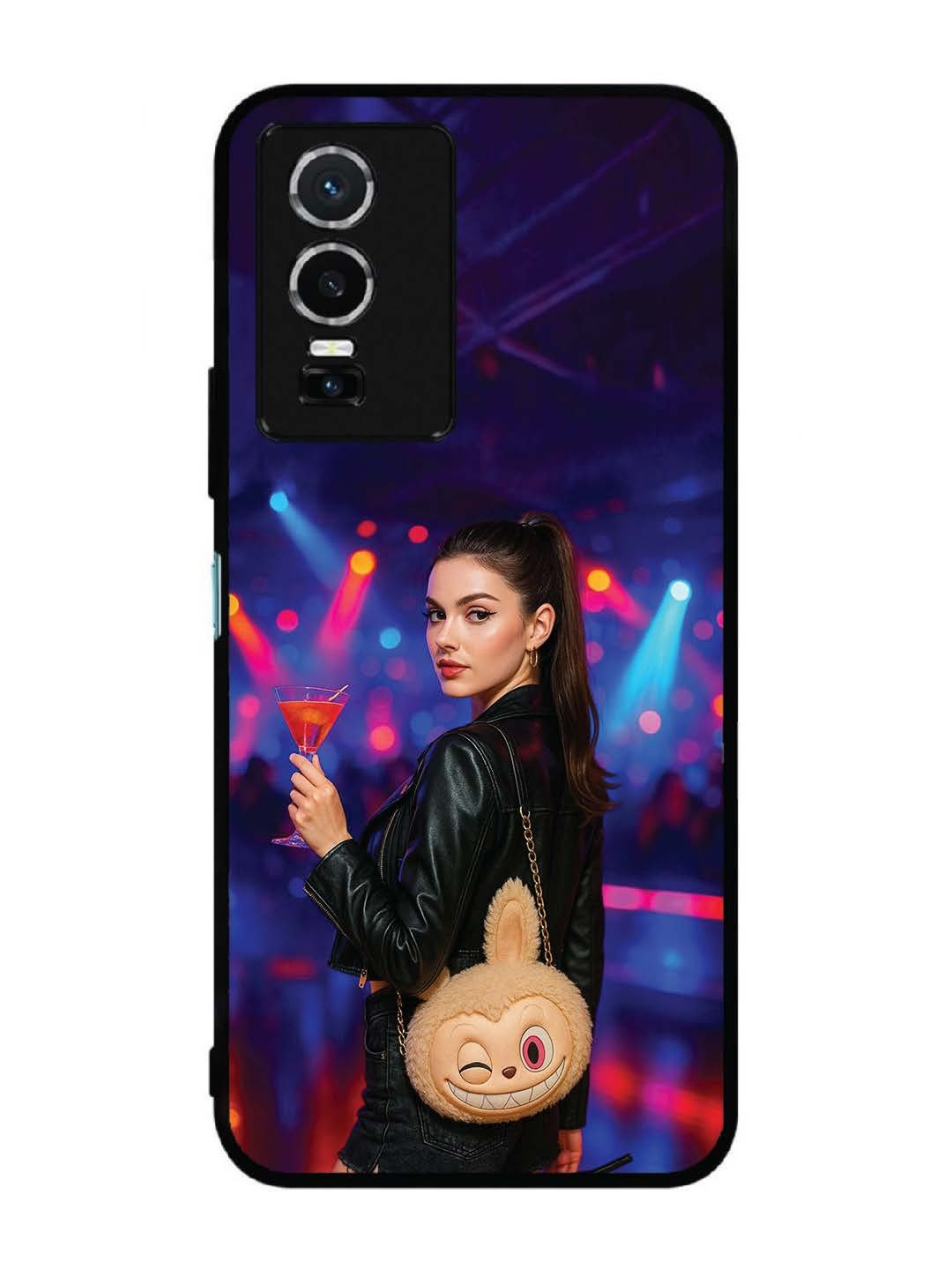Vivo Y76 5G Girl with Labubu Purs