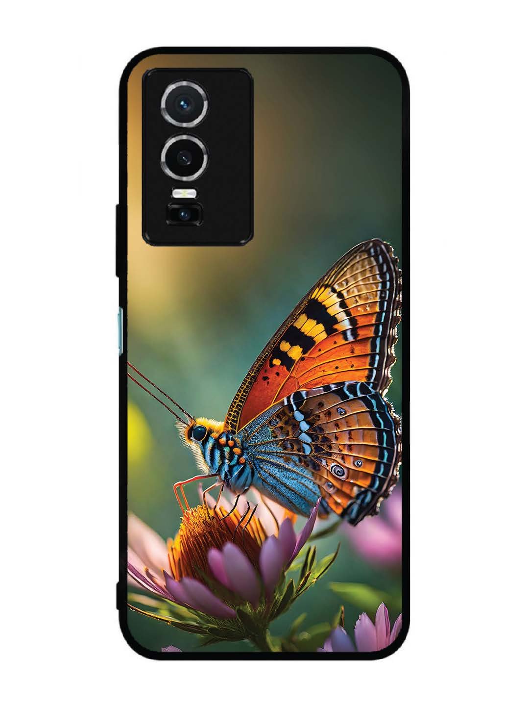 Vivo Y76 5G Golden Hour Monarch Butterfly