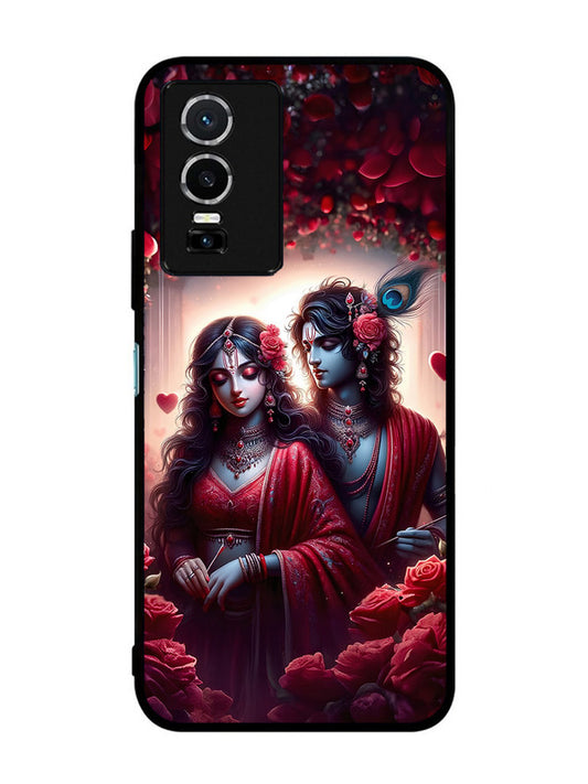 Vivo Y76 5G Couples in Red theme like Radha Krishna