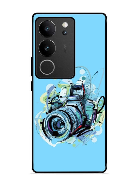 vivo v29 5g Camera Blue Background