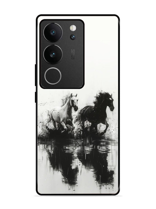 vivo v29 pro 5g Black & White Horse