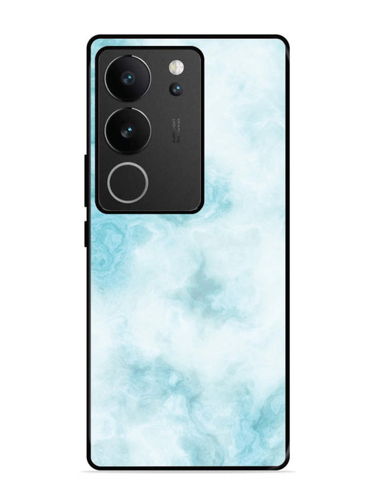 vivo v29 pro 5g Light Blue with White Ocean Marble