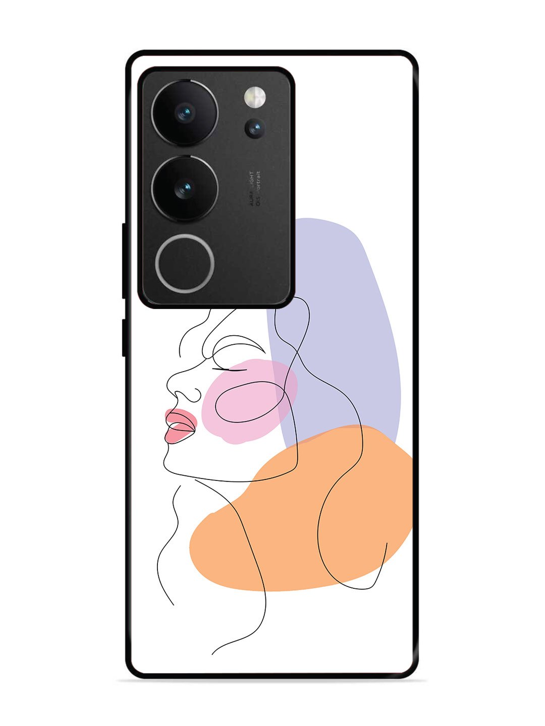 vivo v29 pro 5g Line Art Girl Face