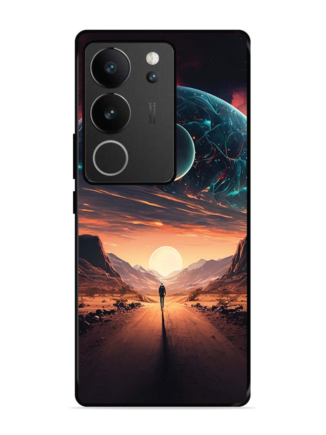 vivo v29 5g Sunset with space scene