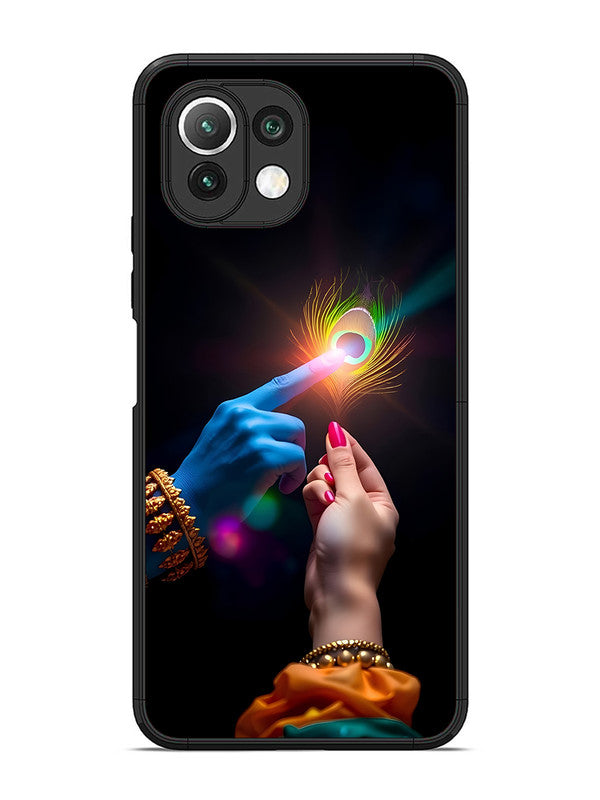 XIAOMI MI 11 Lite Radha Krishna touching feather