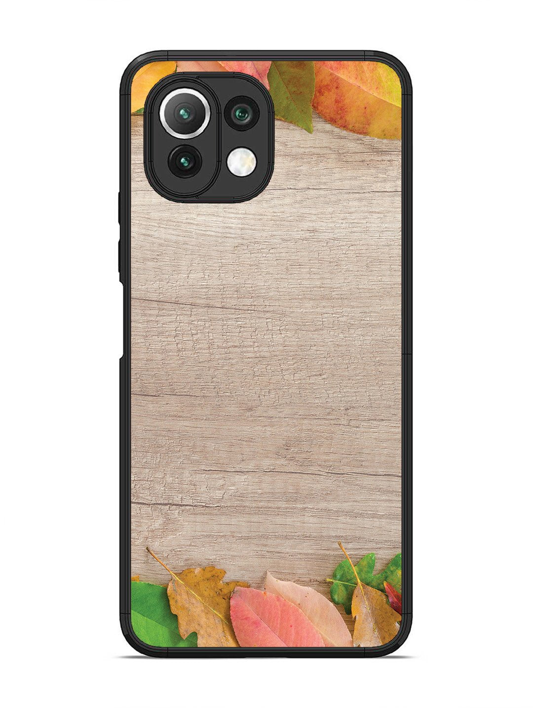 XIAOMI MI 11 LITE Autumn Leafs On Wooden Table